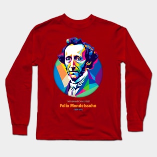 Felix Mendelssohn WPAP Long Sleeve T-Shirt